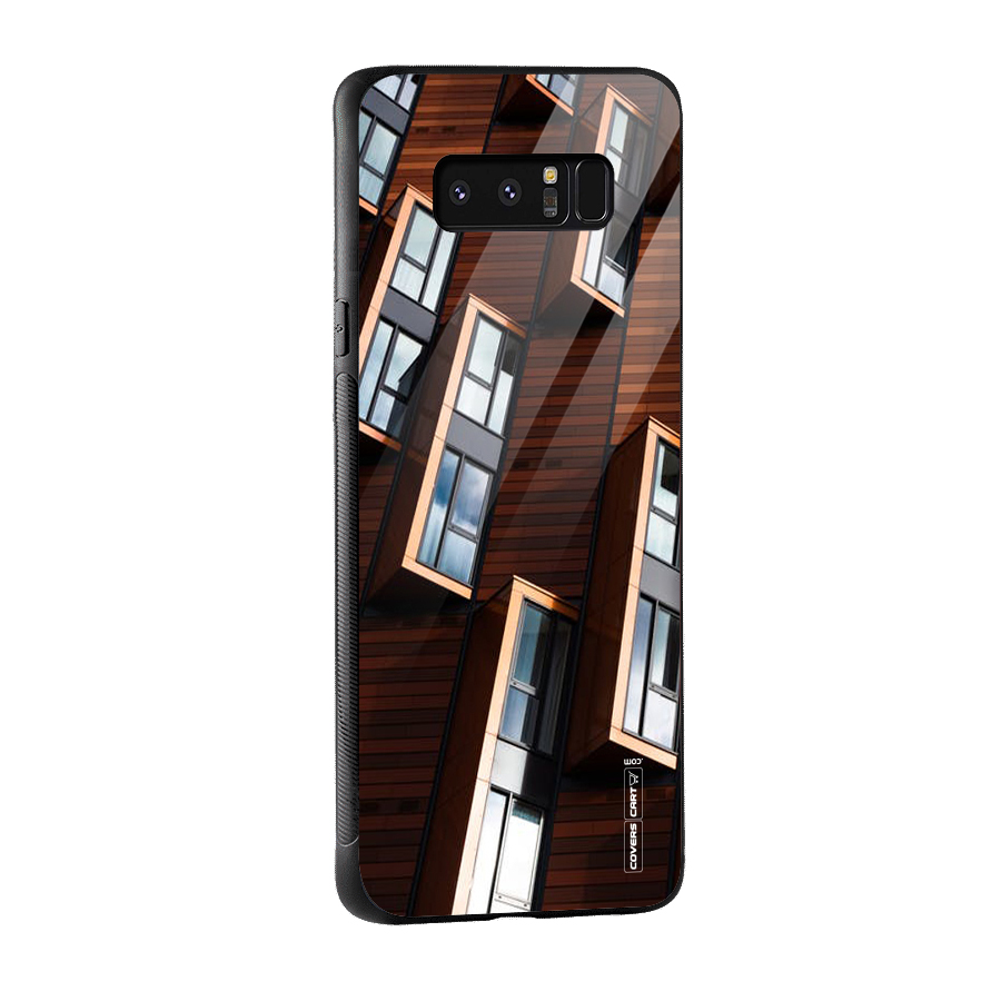 Window Abstract Glass Back Case for Galaxy Note 8