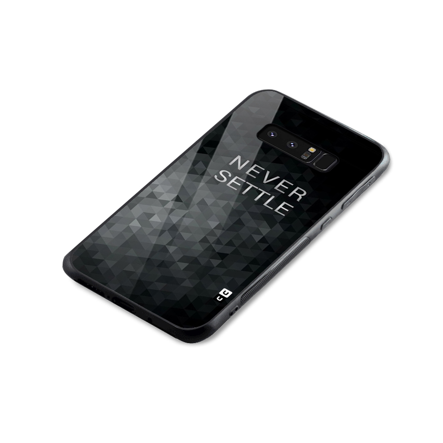 Abstract No Settle Glass Back Case for Galaxy Note 8
