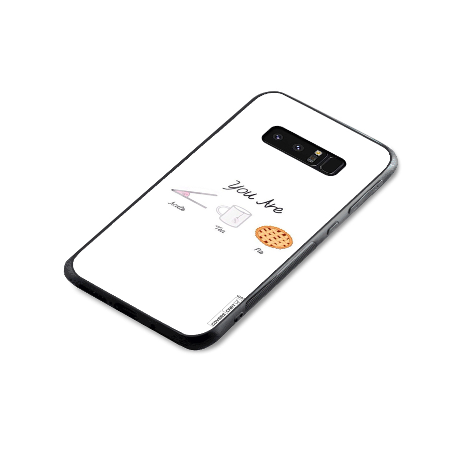 Acute Tea Pie Glass Back Case for Galaxy Note 8