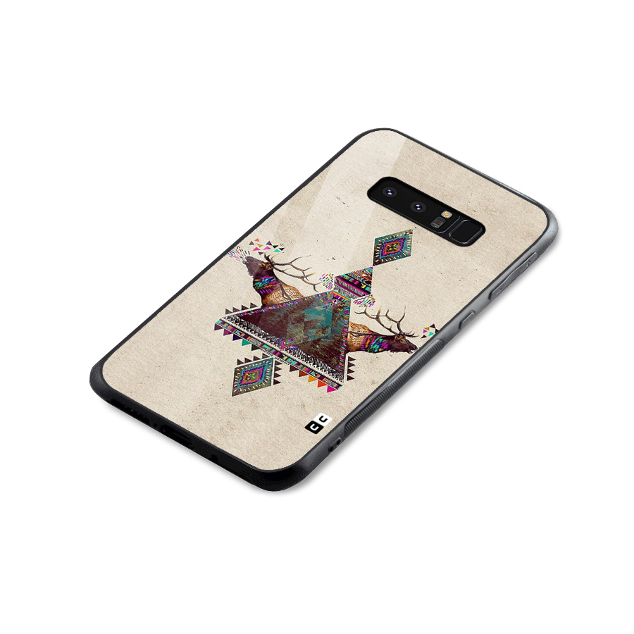 Aesthetic Bull Glass Back Case for Galaxy Note 8