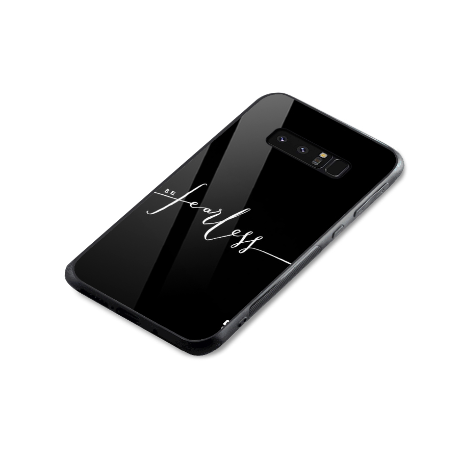 Always Be Fearless Glass Back Case for Galaxy Note 8