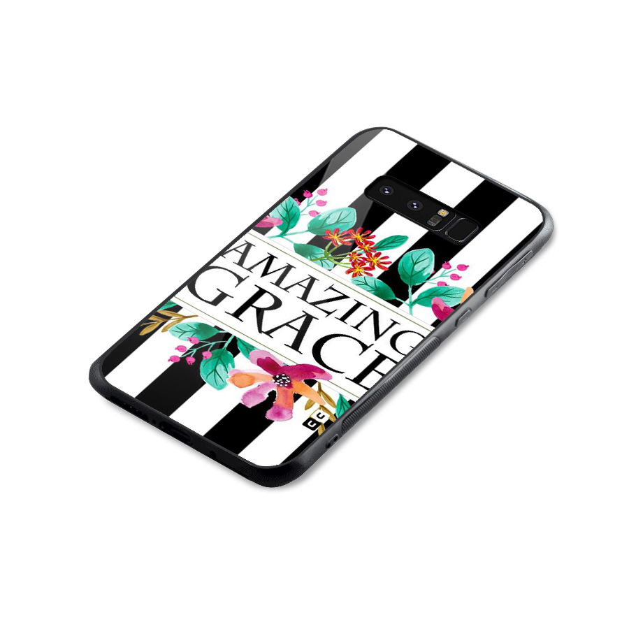 Amazing Grace Glass Back Case for Galaxy Note 8