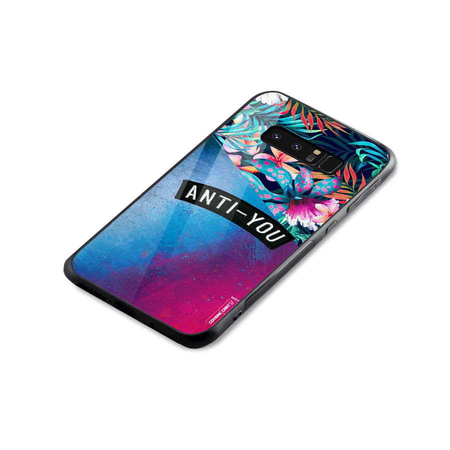 Anti You Glass Back Case for Galaxy Note 8