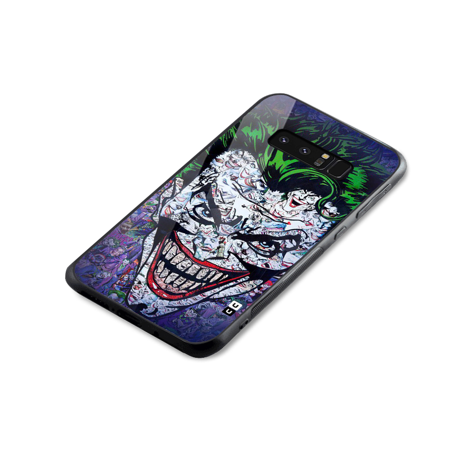 Art Face Glass Back Case for Galaxy Note 8