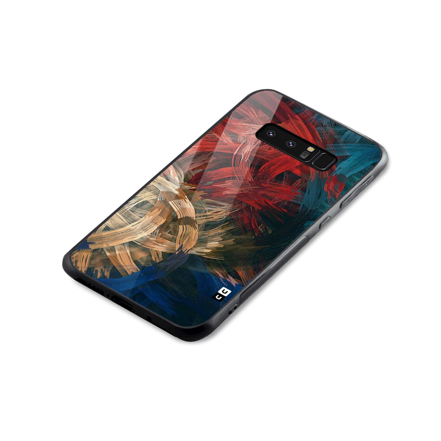 Artsy Colors Glass Back Case for Galaxy Note 8