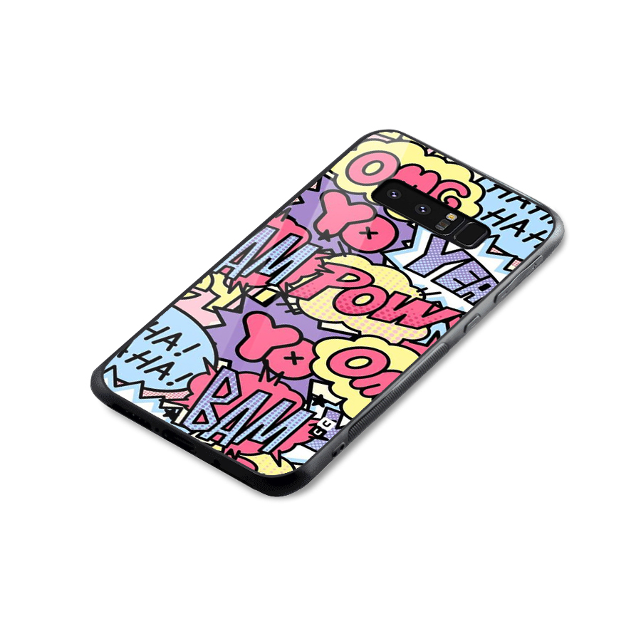 Bam Omg Glass Back Case for Galaxy Note 8