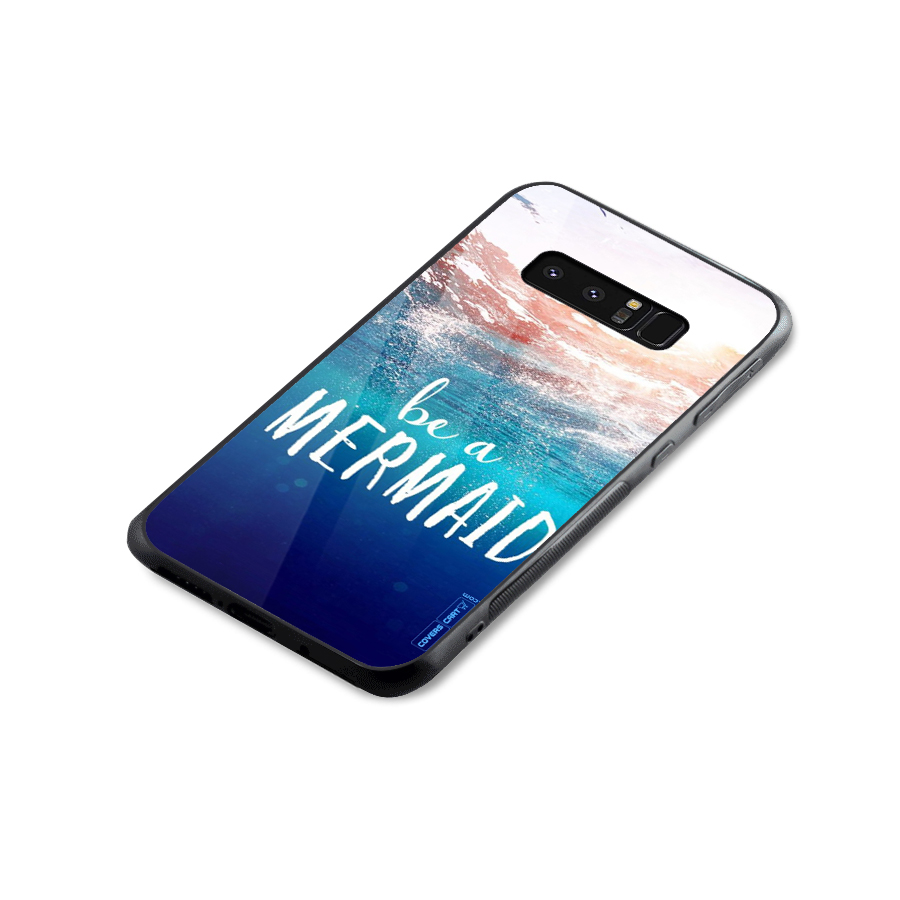 Be A Mermaid Glass Back Case for Galaxy Note 8