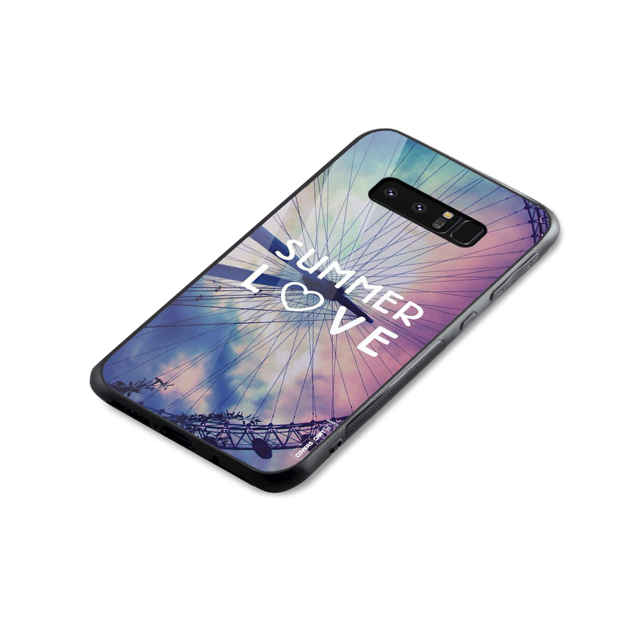 Beach Dreams Glass Back Case for Galaxy Note 8