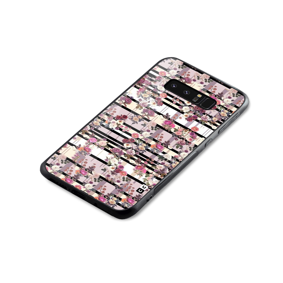 Beauty In Floral Glass Back Case for Galaxy Note 8