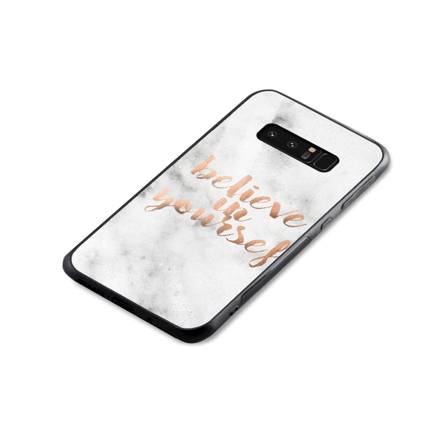 Believe in Yourself Glass Back Case for Galaxy Note 8