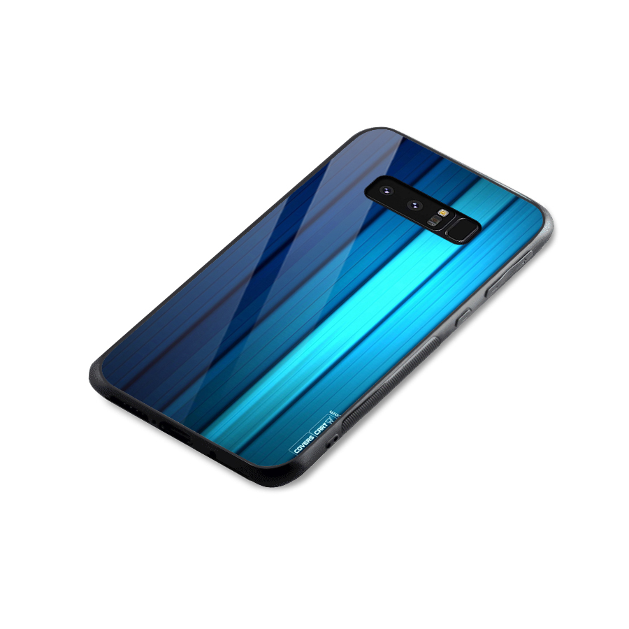 Blue Hues Glass Back Case for Galaxy Note 8