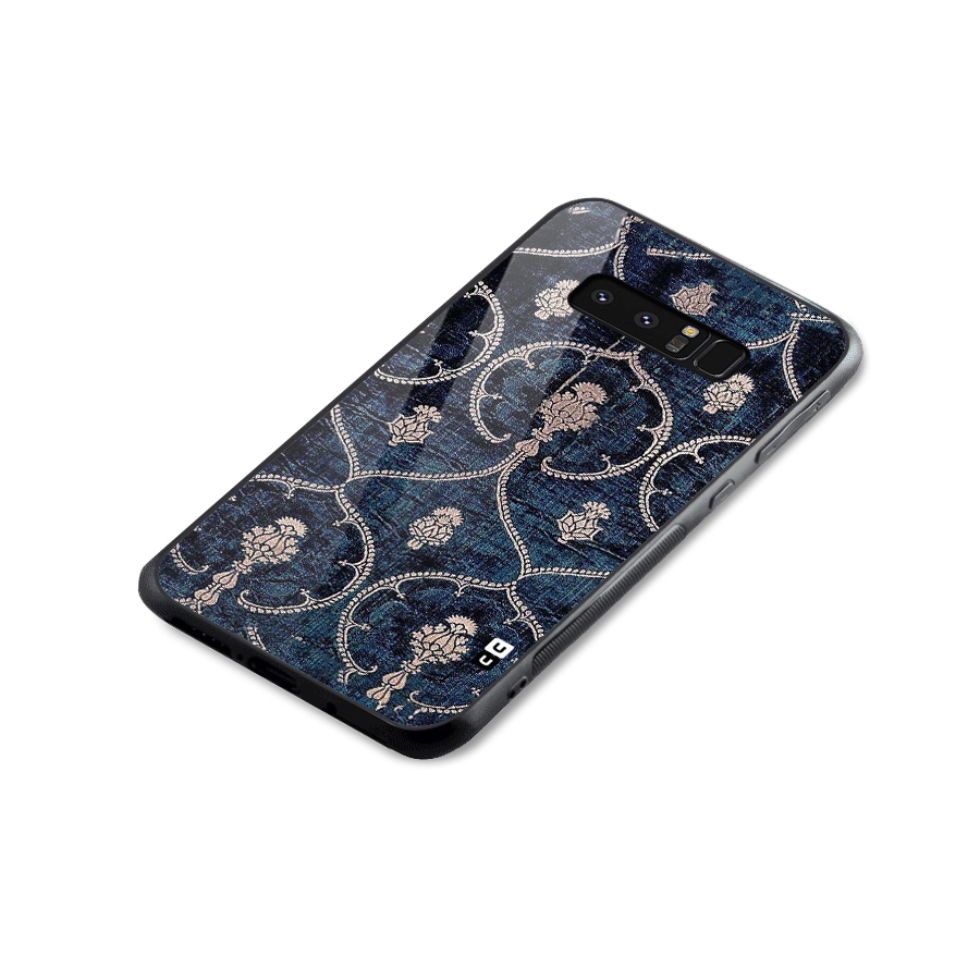 Blue Shade Rug Glass Back Case for Galaxy Note 8