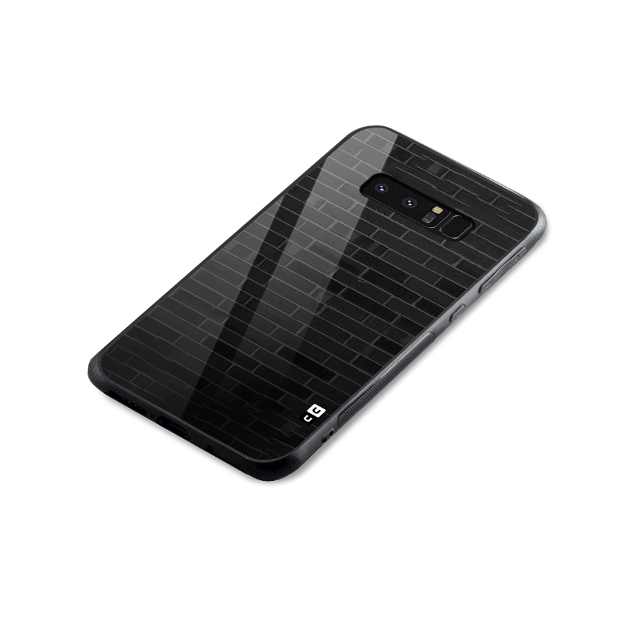 Brick Wall Glass Back Case for Galaxy Note 8