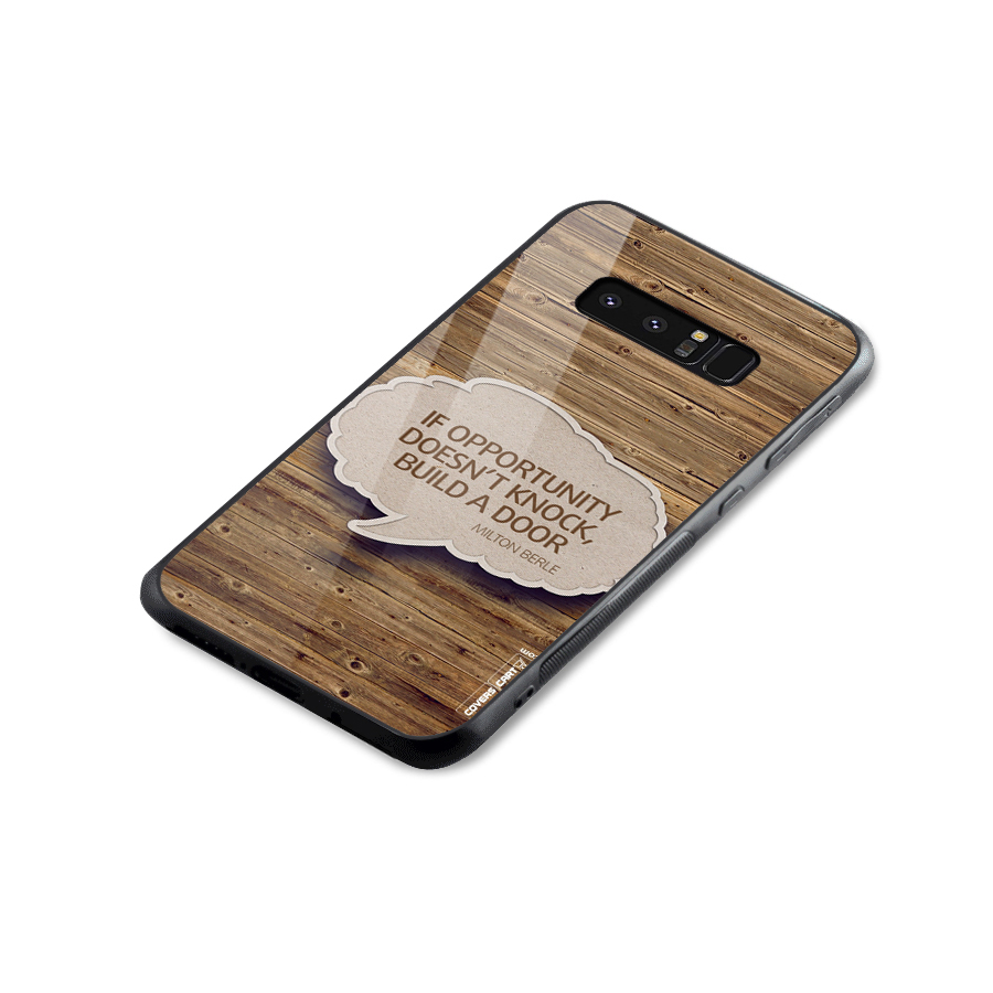 Build Your Door Glass Back Case for Galaxy Note 8