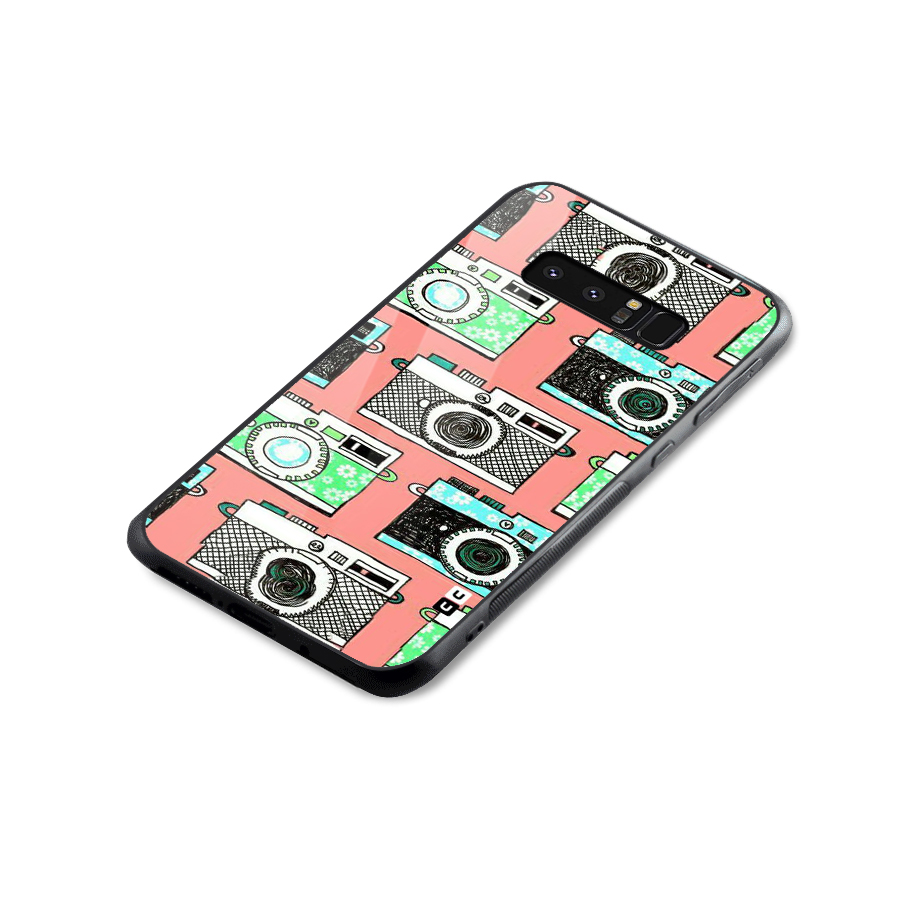 Cam Art Loving Glass Back Case for Galaxy Note 8