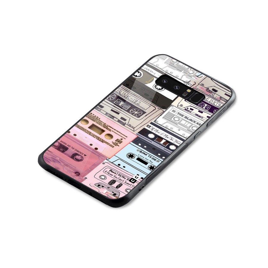 Casette Rolling Glass Back Case for Galaxy Note 8