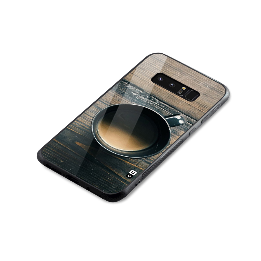 Chai On Wood Glass Back Case for Galaxy Note 8