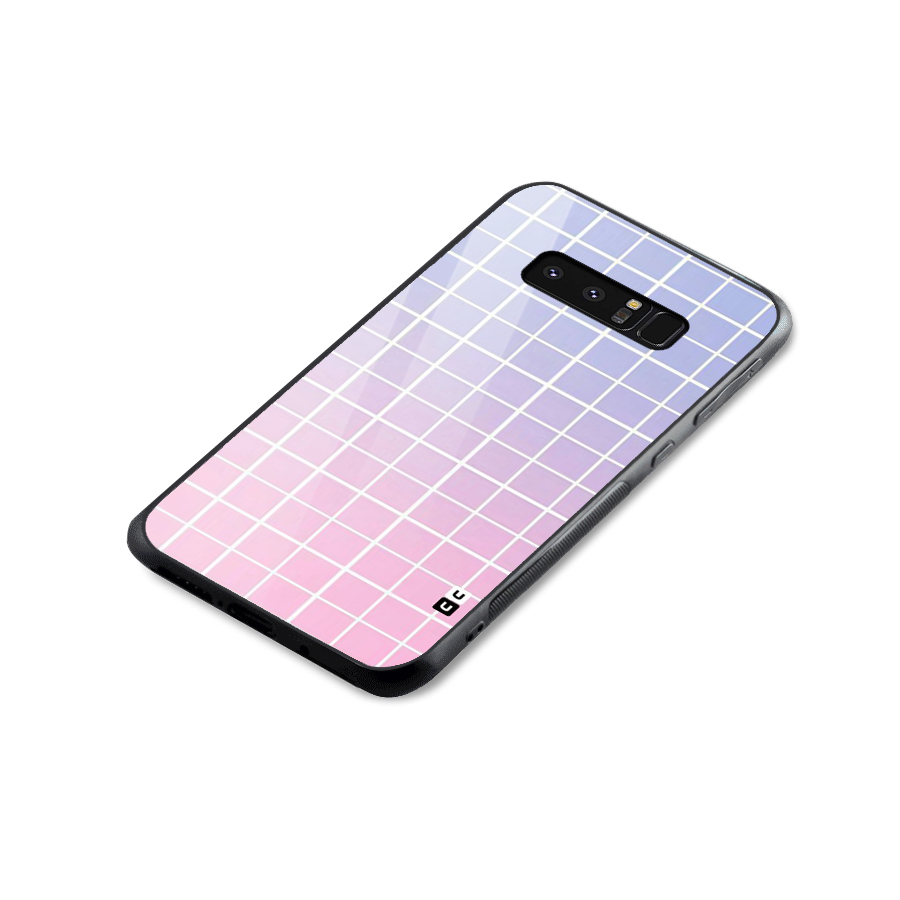 Check Shades Glass Back Case for Galaxy Note 8