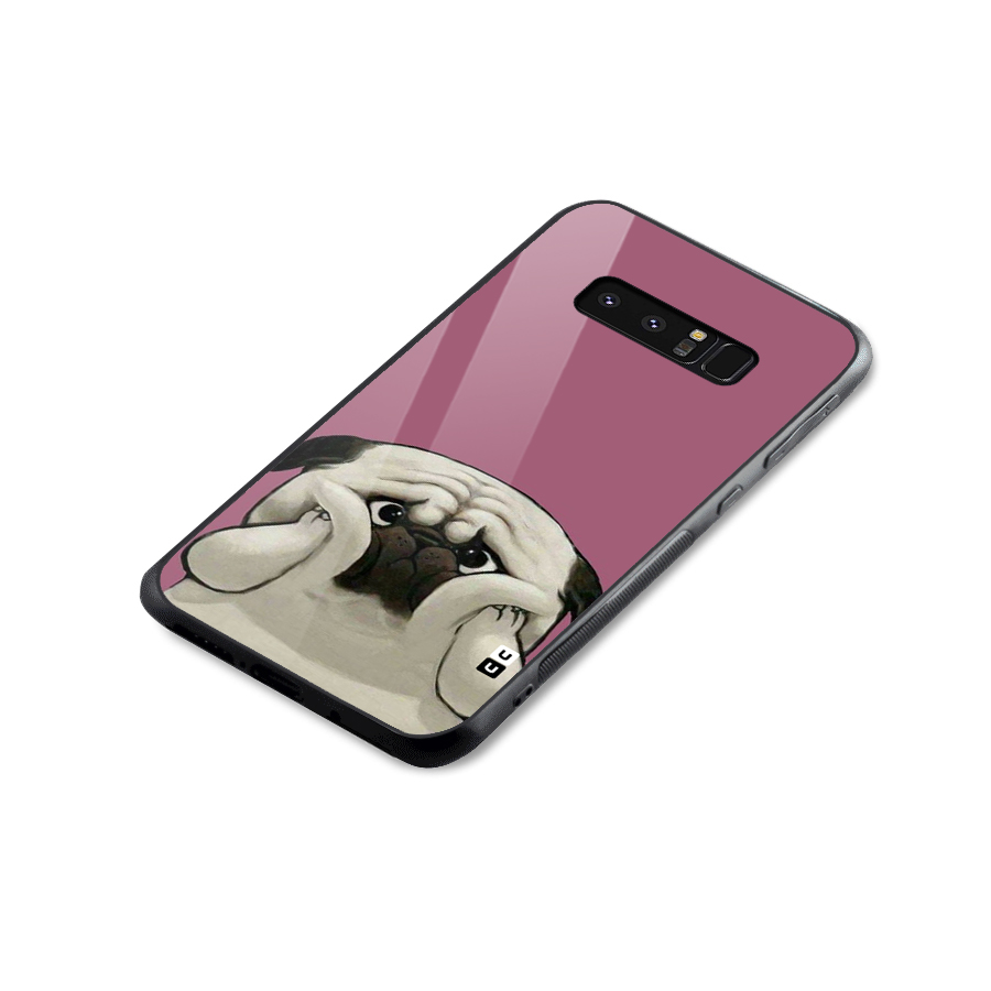 Chubby Doggo Glass Back Case for Galaxy Note 8