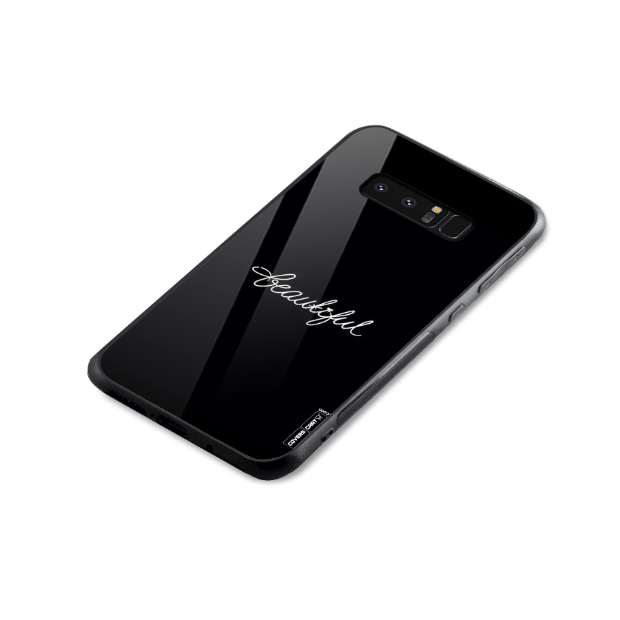 Classic Beautiful Glass Back Case for Galaxy Note 8