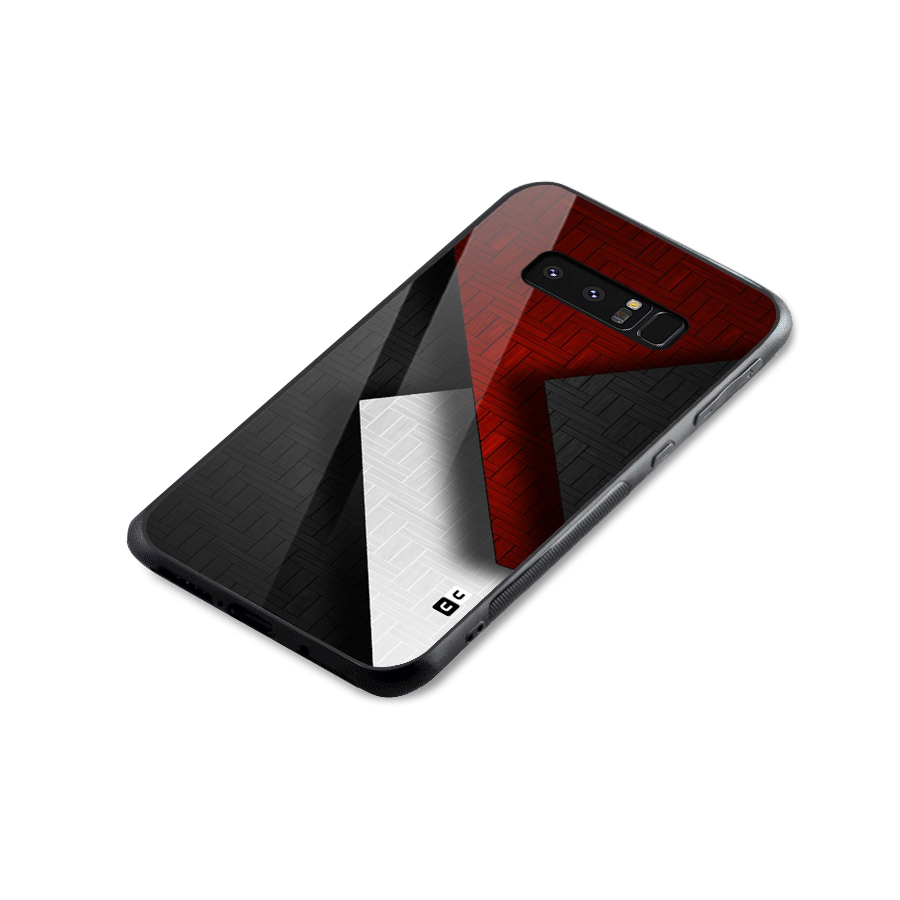 Classic Shades Design Glass Back Case for Galaxy Note 8