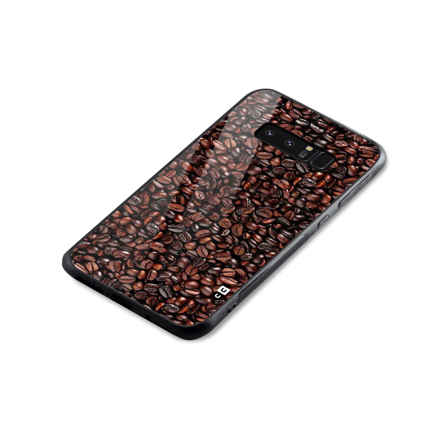 Cocoa Beans Glass Back Case for Galaxy Note 8