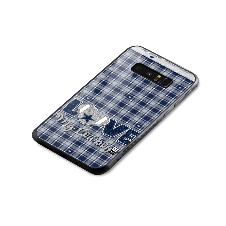 Cowboy Love Glass Back Case for Galaxy Note 8