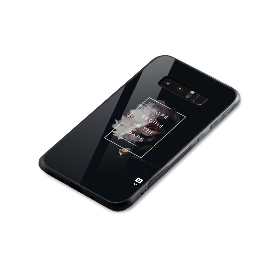 Dark Hope Glass Back Case for Galaxy Note 8