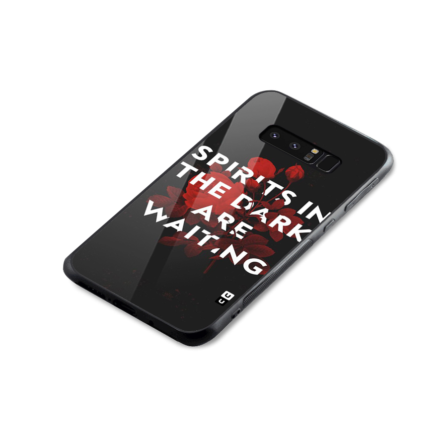 Dark Spirits Glass Back Case for Galaxy Note 8