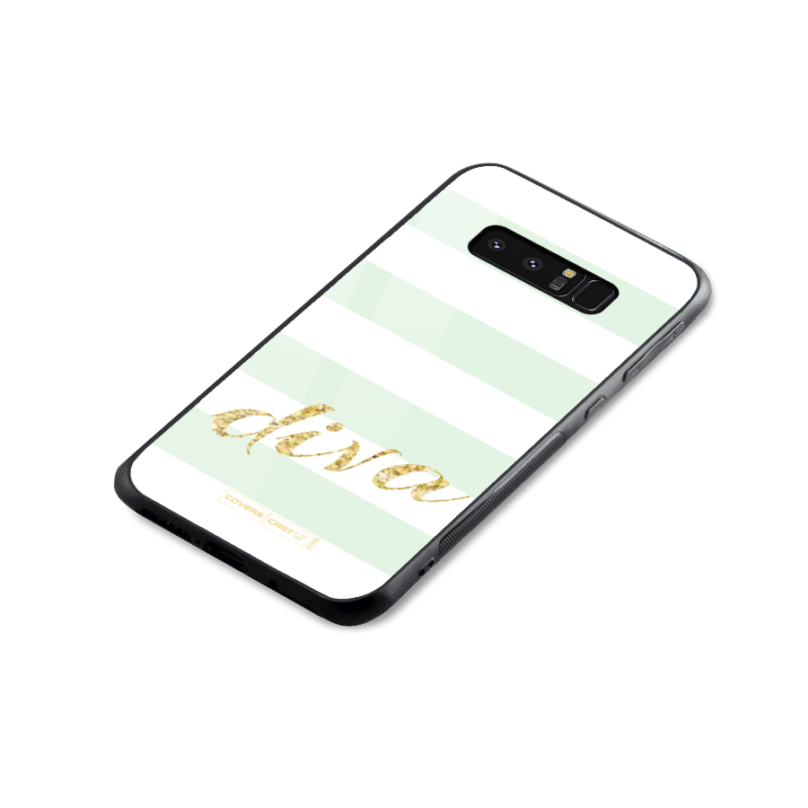 Diva Glass Back Case for Galaxy Note 8
