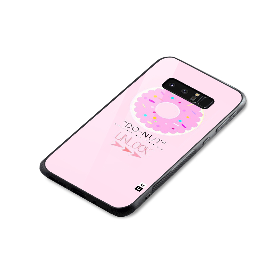 Do-Nut Unlock Glass Back Case for Galaxy Note 8