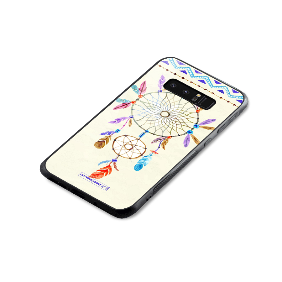 Dream Catcher Glass Back Case for Galaxy Note 8