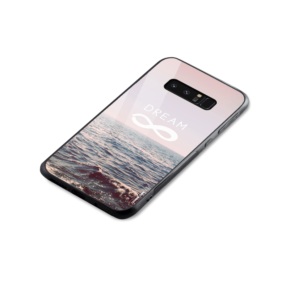 Dream Infinity Glass Back Case for Galaxy Note 8