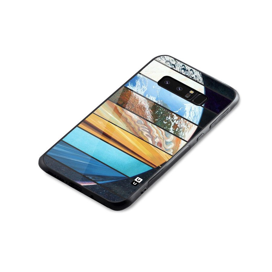 Earthly Design Glass Back Case for Galaxy Note 8