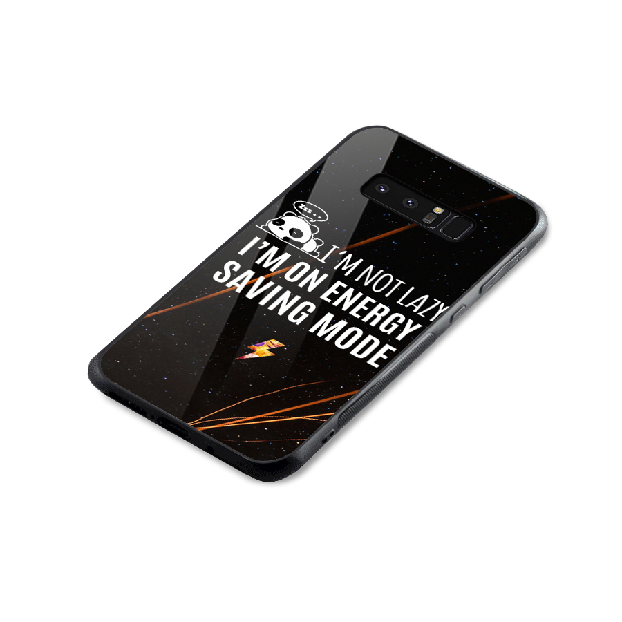Energy Saving Mode Glass Back Case for Galaxy Note 8
