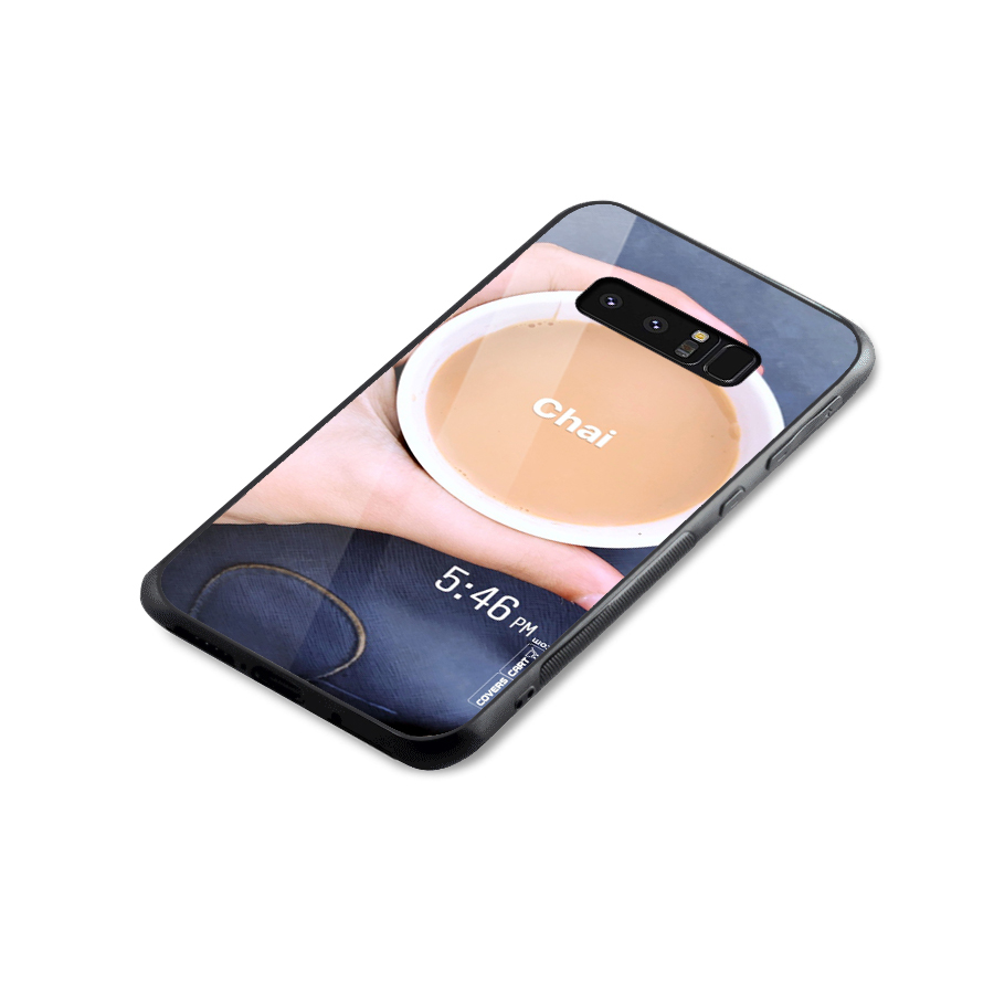 Evening Tea Glass Back Case for Galaxy Note 8