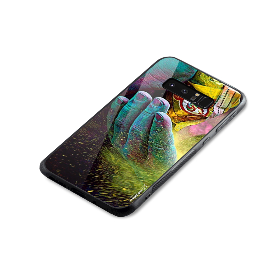 Exotic Colours Glass Back Case for Galaxy Note 8