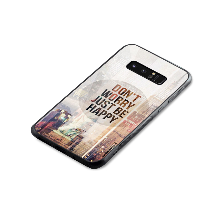 Feel Lively Glass Back Case for Galaxy Note 8