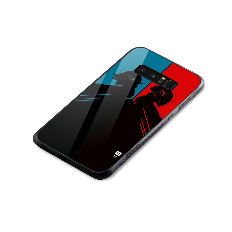Fight Colours Glass Back Case for Galaxy Note 8