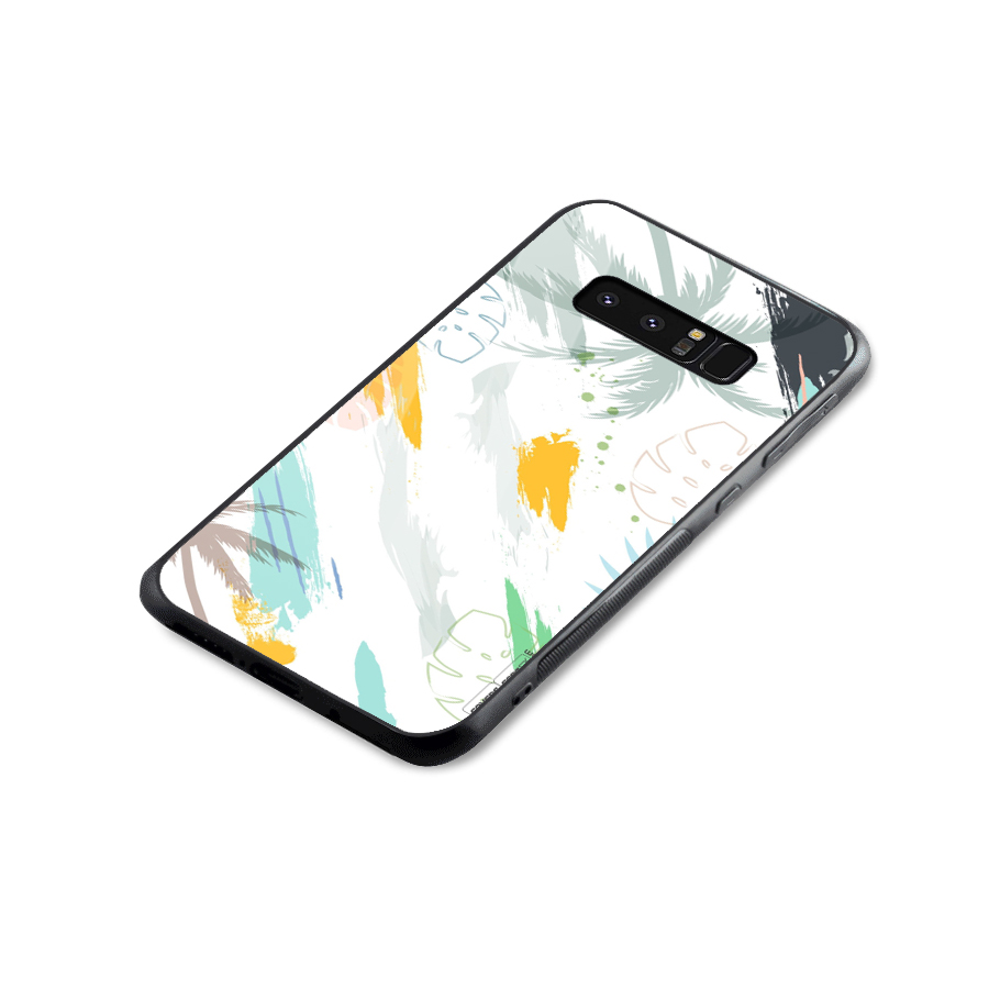 Fresh Colors Splash Glass Back Case for Galaxy Note 8