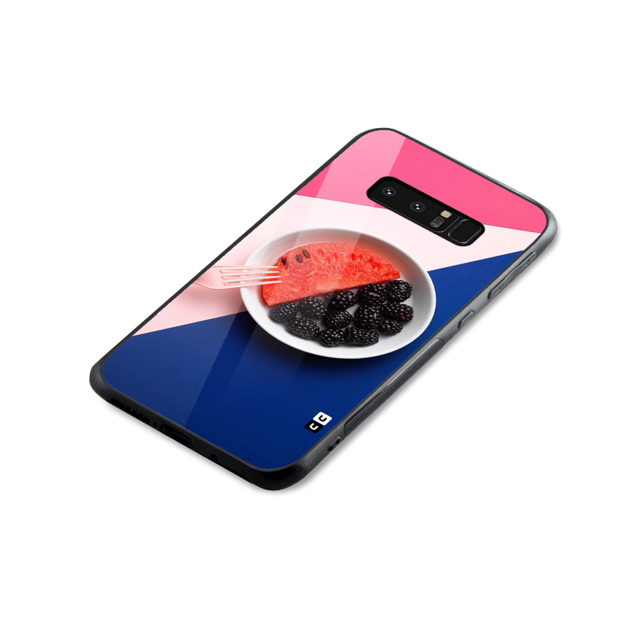 Fresh Fruit Season Glass Back Case for Galaxy Note 8