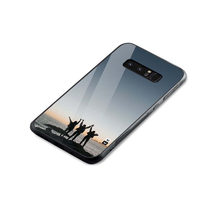 Friendship Glass Back Case for Galaxy Note 8