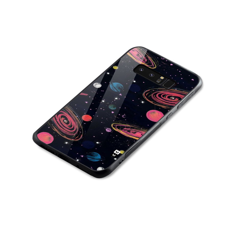 Galaxy Beauty Glass Back Case for Galaxy Note 8