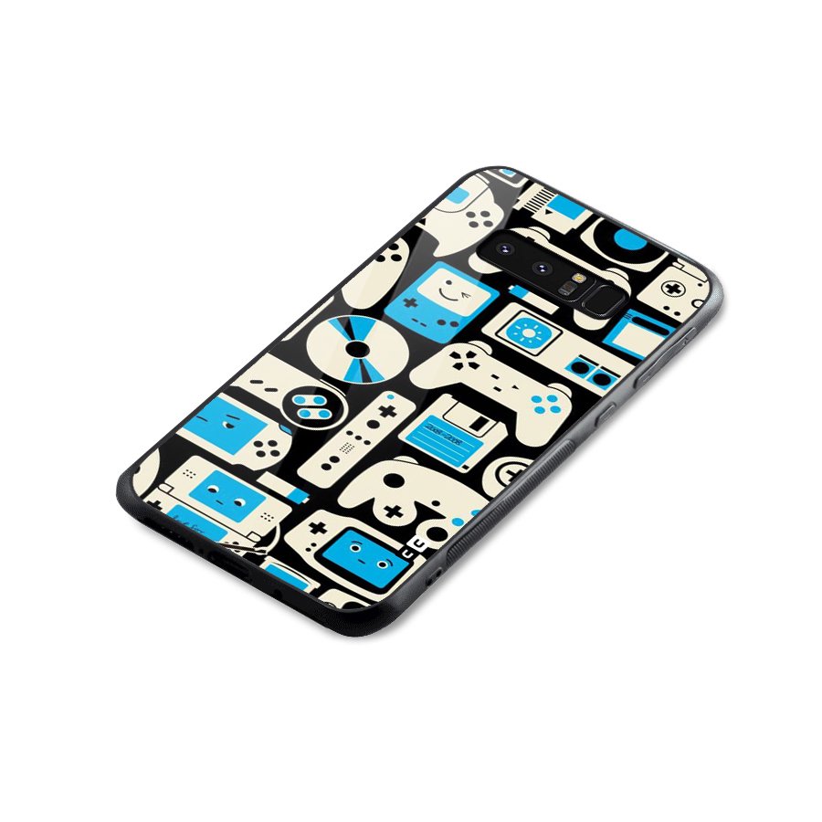 Gamers Glass Back Case for Galaxy Note 8