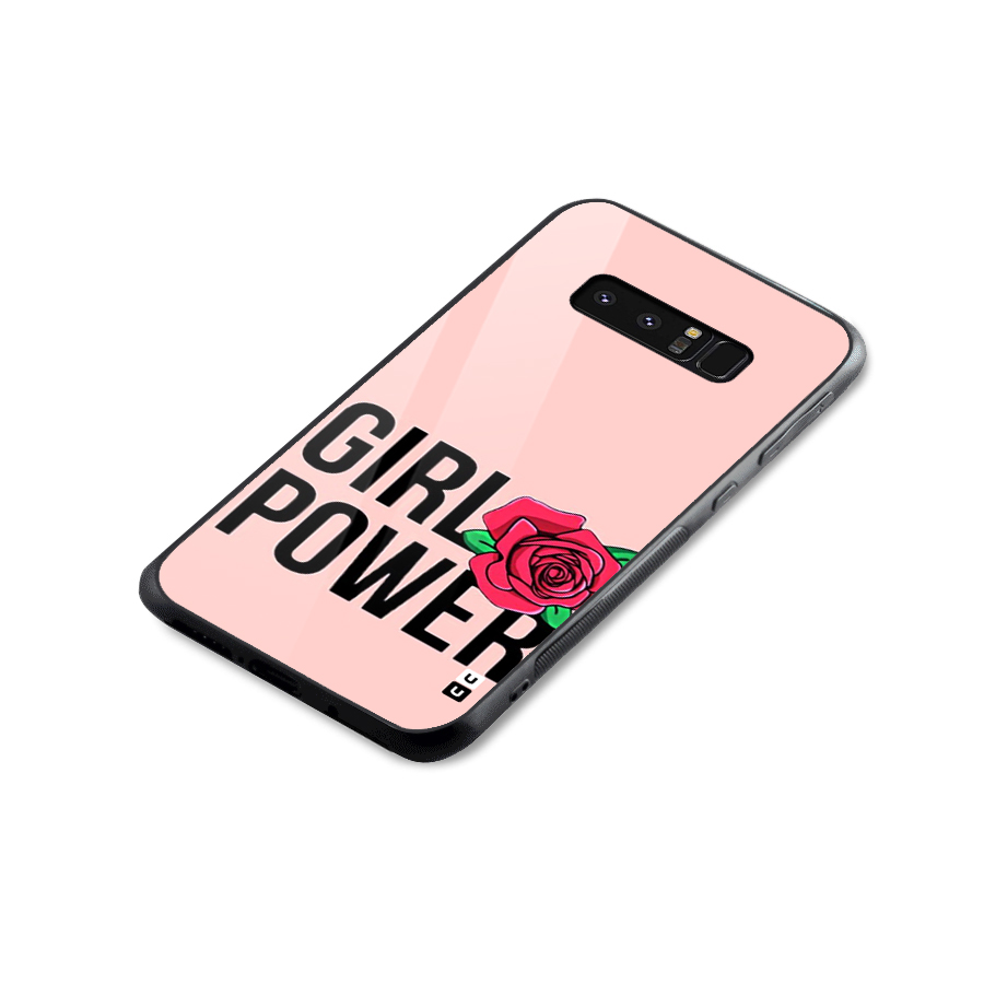 Girl Power Glass Back Case for Galaxy Note 8