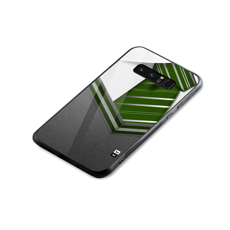 Grey Sweater Glass Back Case for Galaxy Note 8