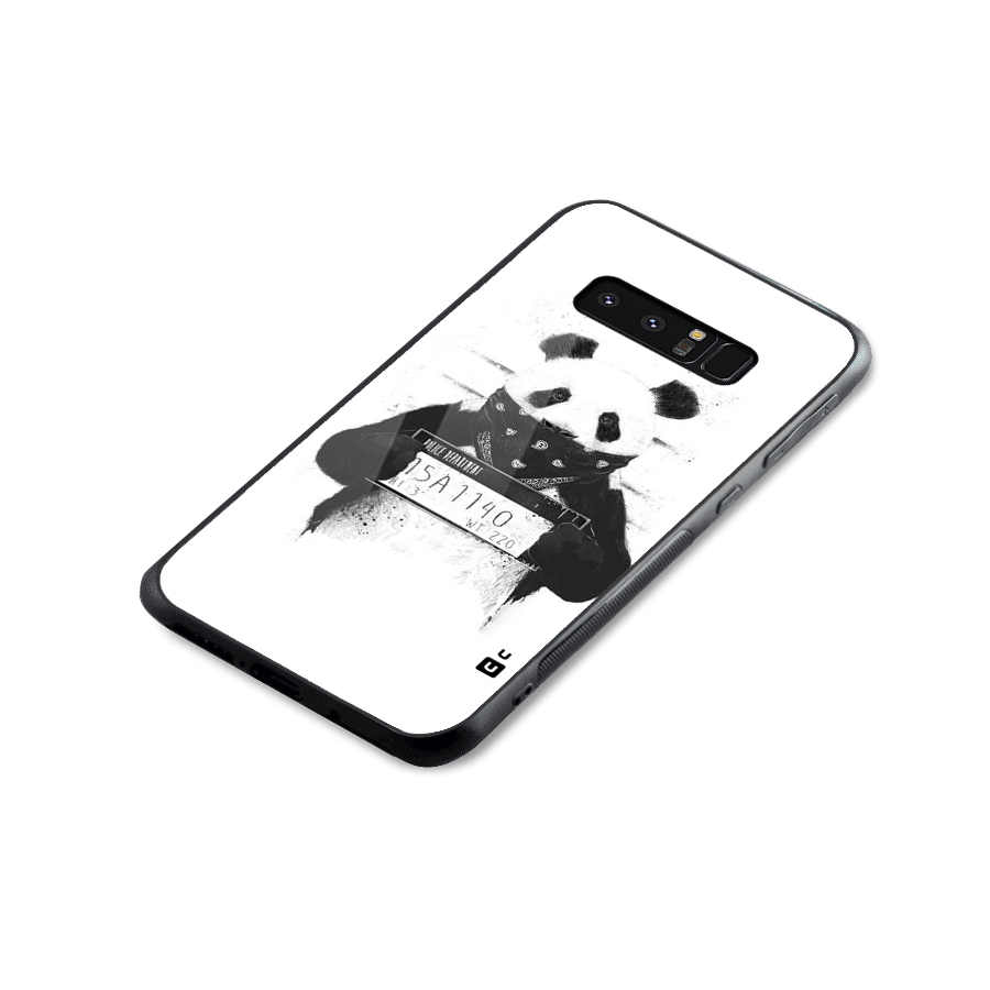 Guilty Panda Glass Back Case for Galaxy Note 8