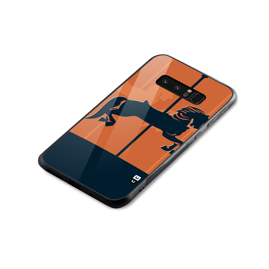 Horse Glass Back Case for Galaxy Note 8