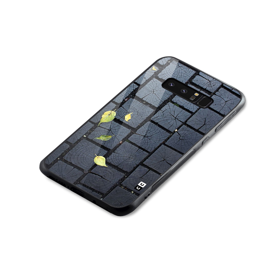 Leaf On Floor Glass Back Case for Galaxy Note 8
