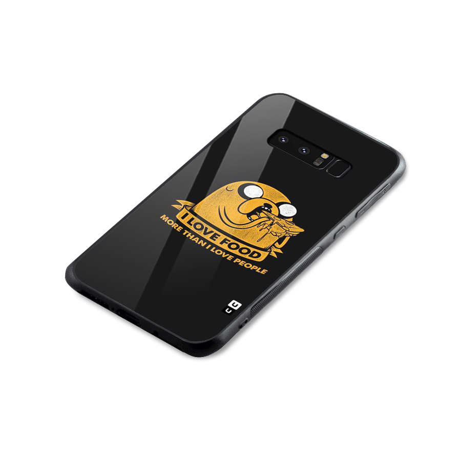 Love Food Glass Back Case for Galaxy Note 8